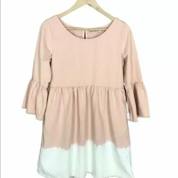 Holding Horses Peach Ombre Dress Fringe Dress - Picture 4 of 7